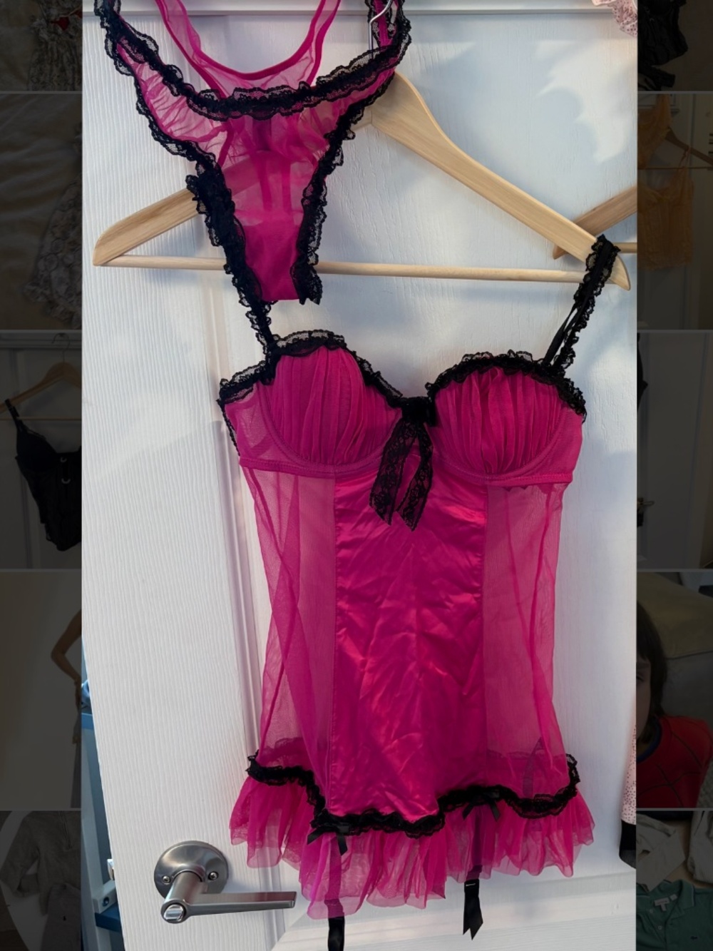 New 2 piece set -La Senza babydoll lingerie - Y2k